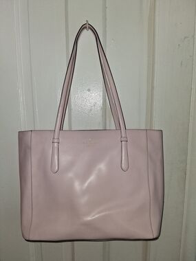Kate Spade Pale Pink Leather Tote Bag